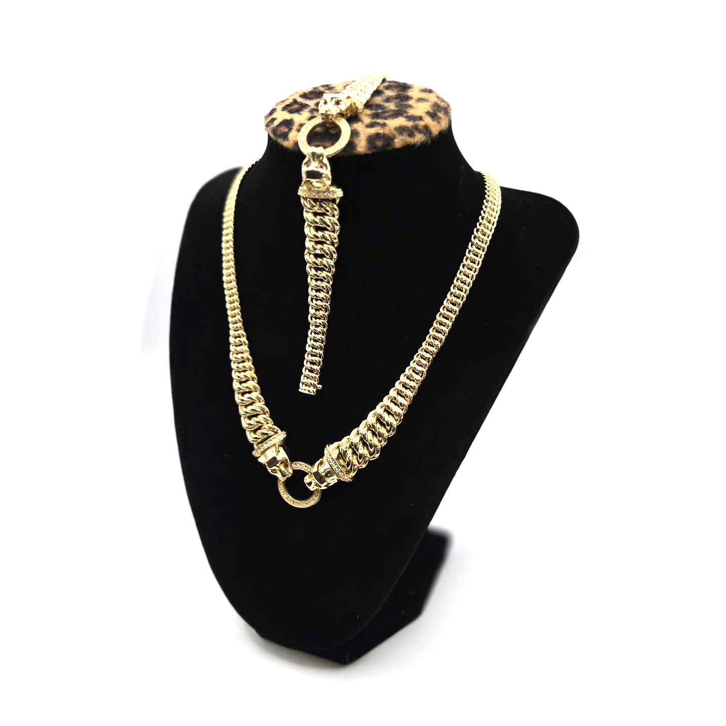 Princess Choker and Bracelet Set in 14K Gold