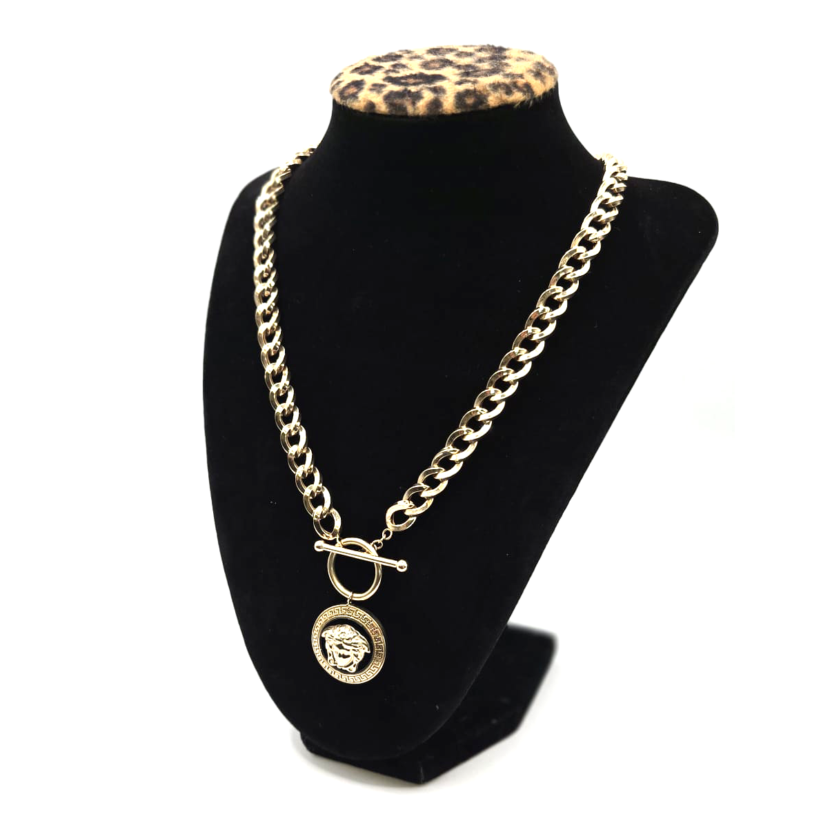 Medusa Choker in 14K Gold