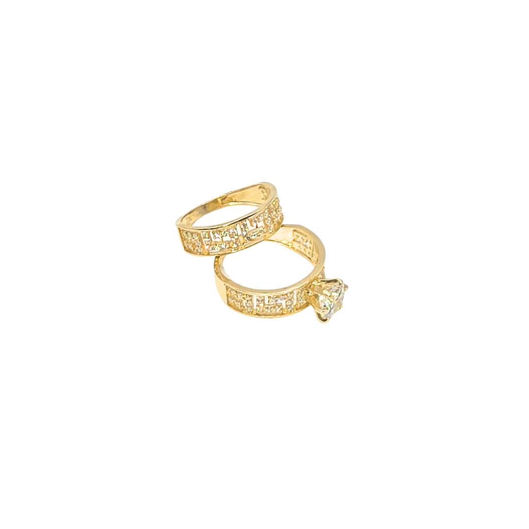 Solitaire Engagement Ring in 10K Gold - No.5