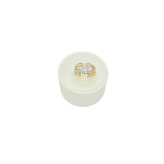 Solitaire Engagement Ring in 10K Gold - No.4