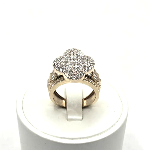 Clover Women's Ring in 14K Gold