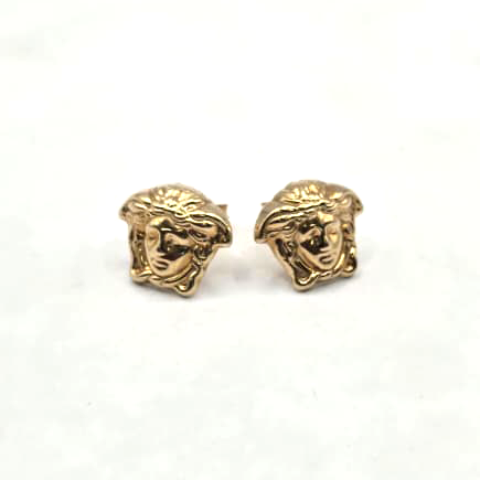 Medusa Stud Earrings in 10K Gold