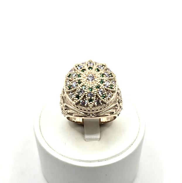 Roseta Men's Ring in 10K Gold
