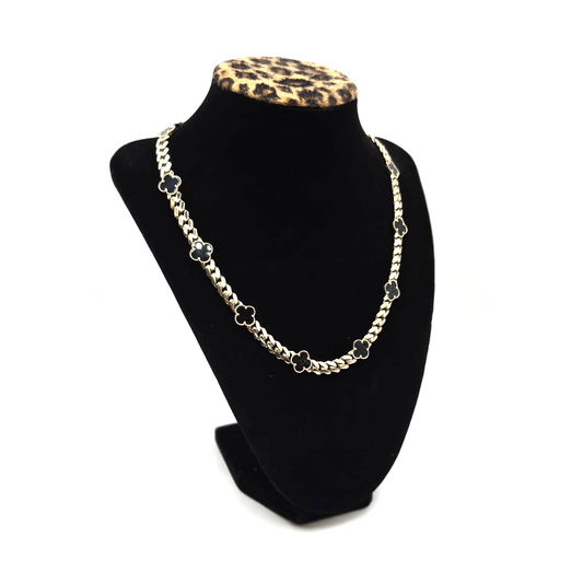 Clover Designer Choker in 14K Gold - No. 3