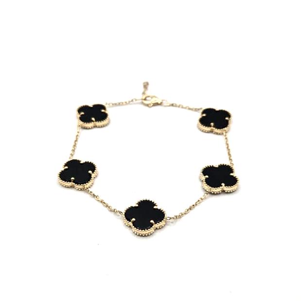 Clover Bracelet in 14K Gold