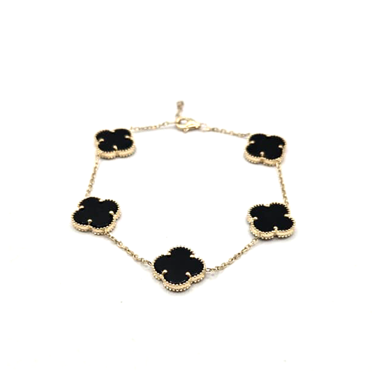 Clover Bracelet in 14K Gold