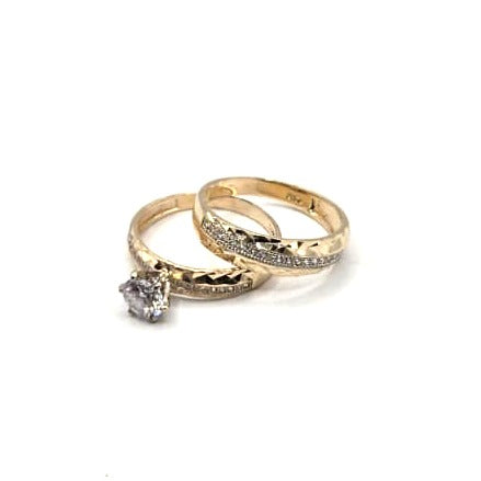 Solitaire Engagement Ring in 14K Gold - No.2