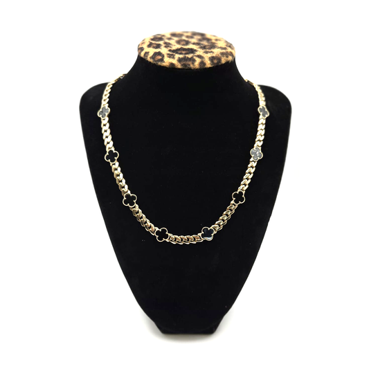 Clover Designer Choker in 14K Gold - No. 3