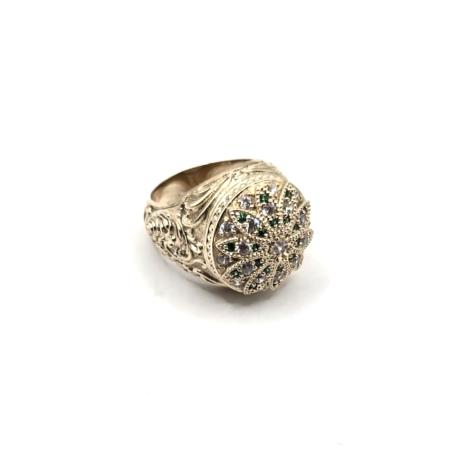 Roseta Men's Ring in 10K Gold