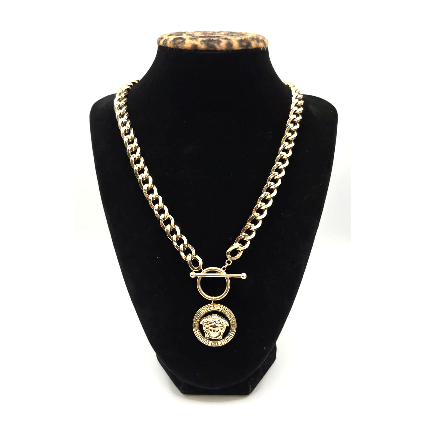 Medusa Choker in 14K Gold